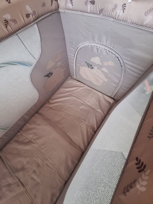 Преносима бебешка кошара 1 ниво за спане и игра Lorelli Moonlight