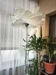 Lampa cu picior abajur floral
