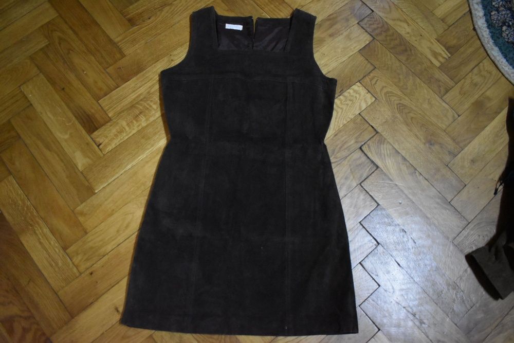 Rochie dama din piele intoarsa