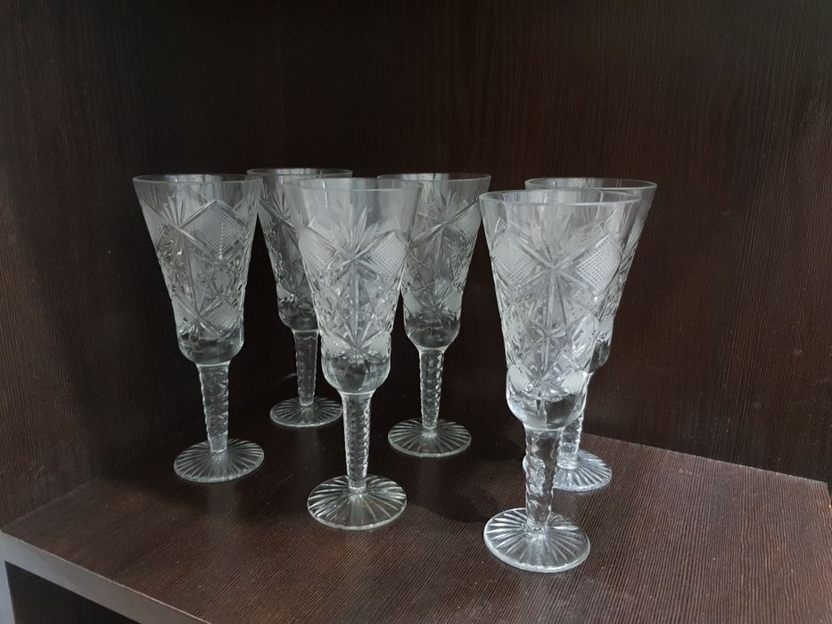 Фужеры хрустальные