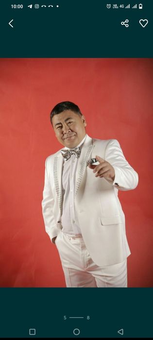 Асаба, тамада, ведущий, шоумен, Алмас Қырықбай