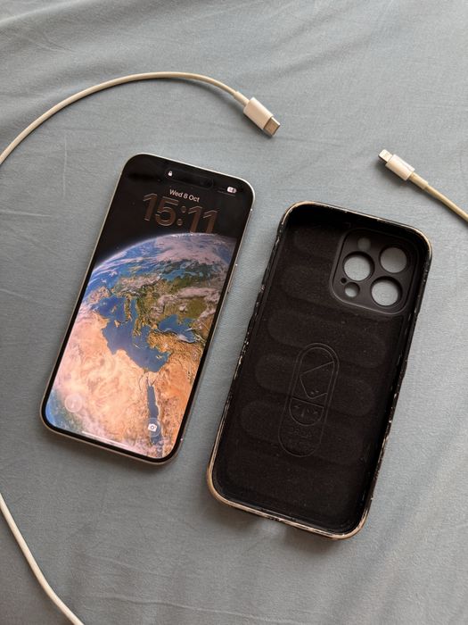Iphone 14 pro max 256gb silver white