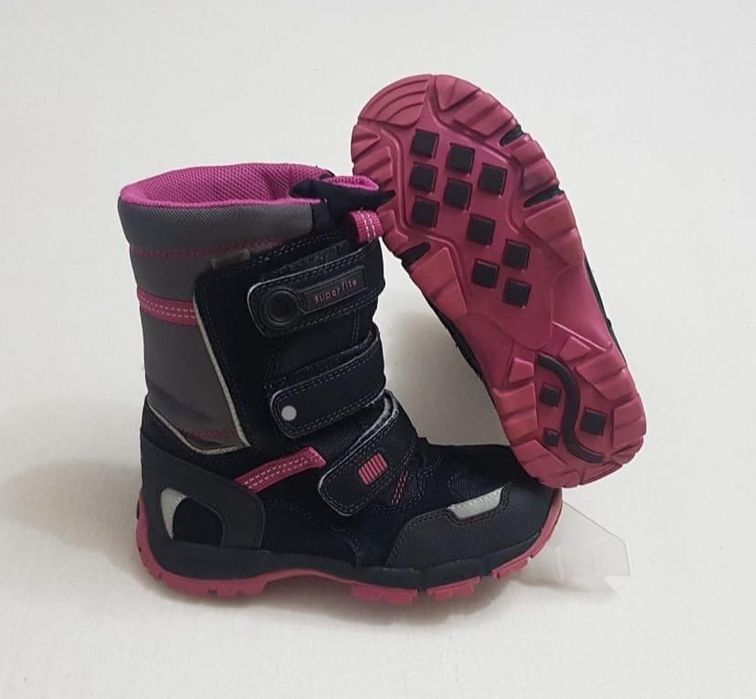 Ghete iarna Super Fit Gore-tex, cizme zapada, impermeabile, lana nr 32