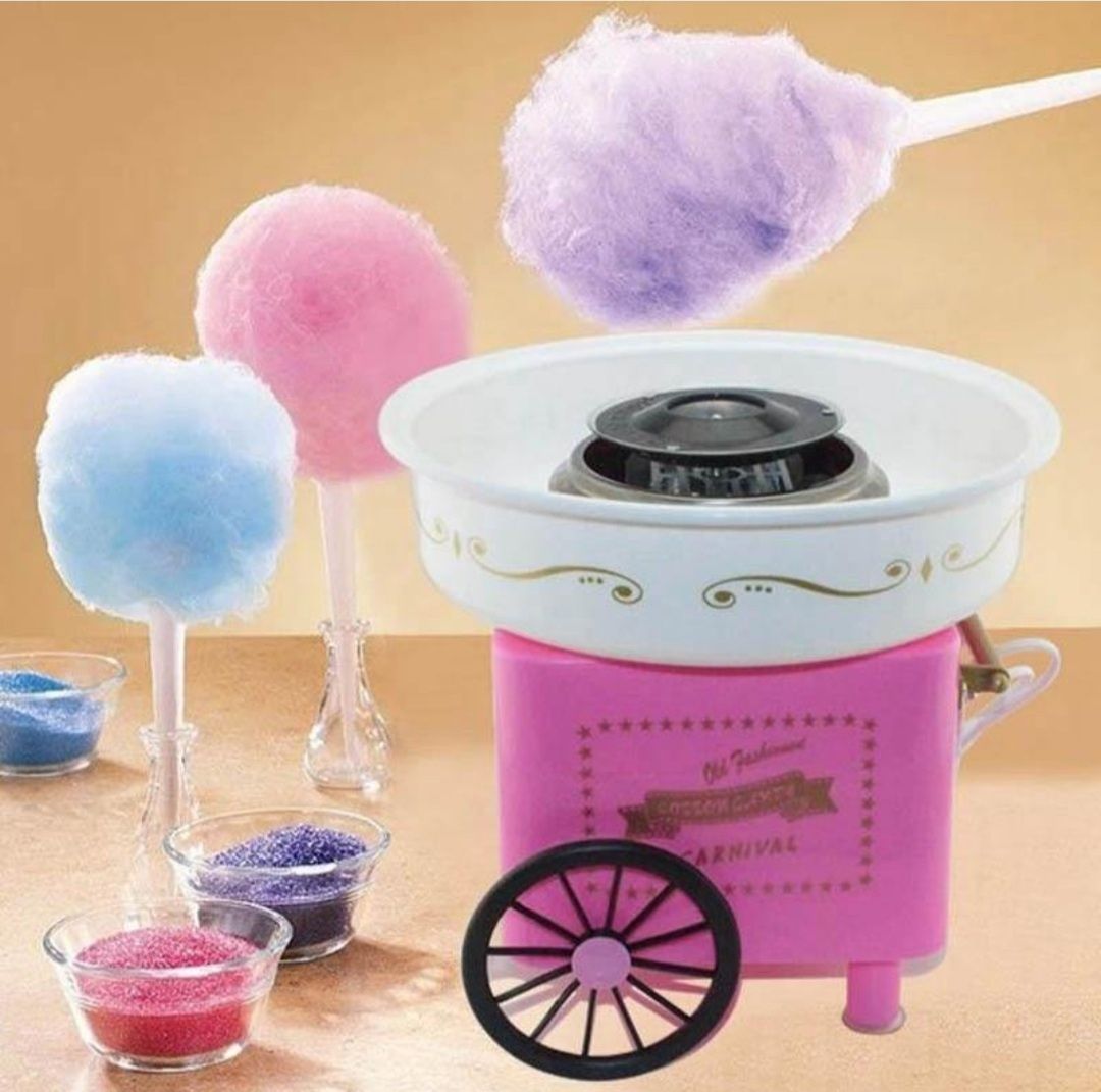 Aparat de facut vata de zahar 2 culori Candy Cotton