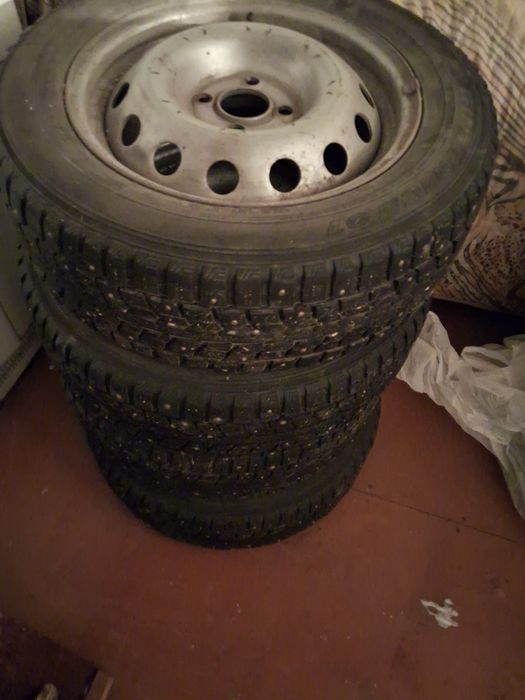 Комплект зимней резины шипованная с дисками