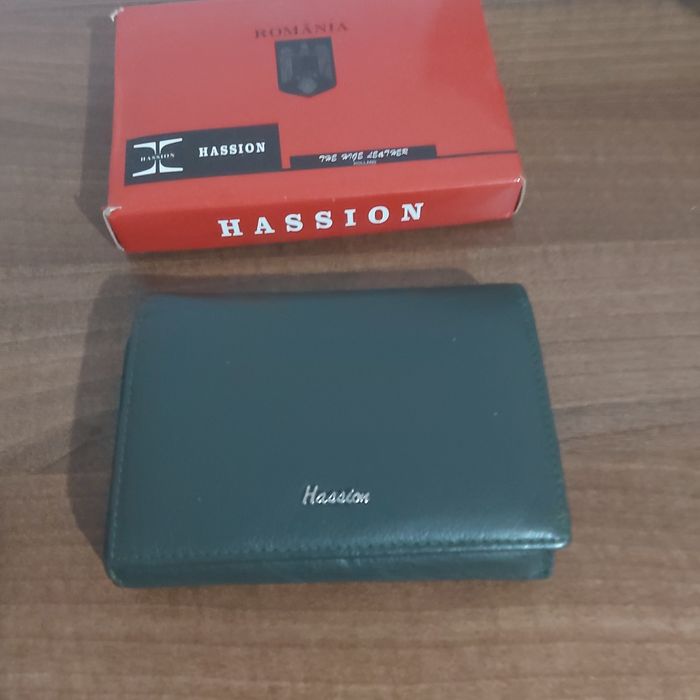Portofel Hassion din piele naturala