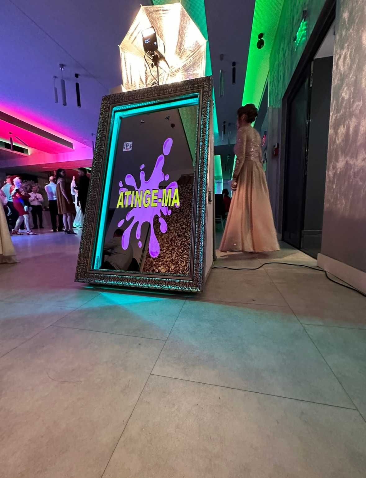 Cabina foto Oglinda Magica Fum greu platforma 360