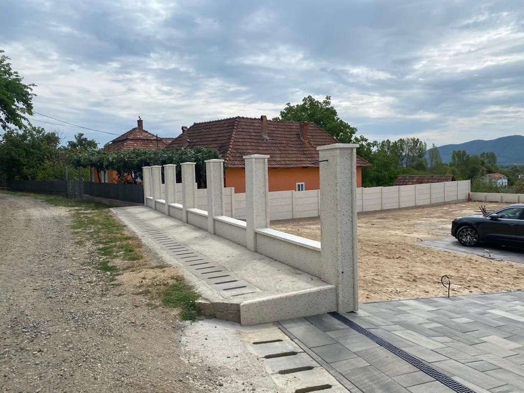 Gard din prefabricate mozaic
