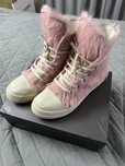 Rick Owens Ramones pink fur
