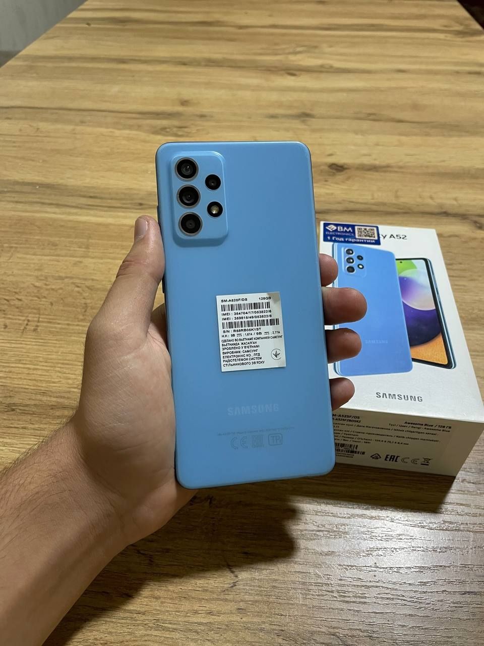 Samsung Galaxy A52 128Gb ideal holatda