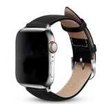 Кожена каишка за Apple Watch 38/40/41 mm черна