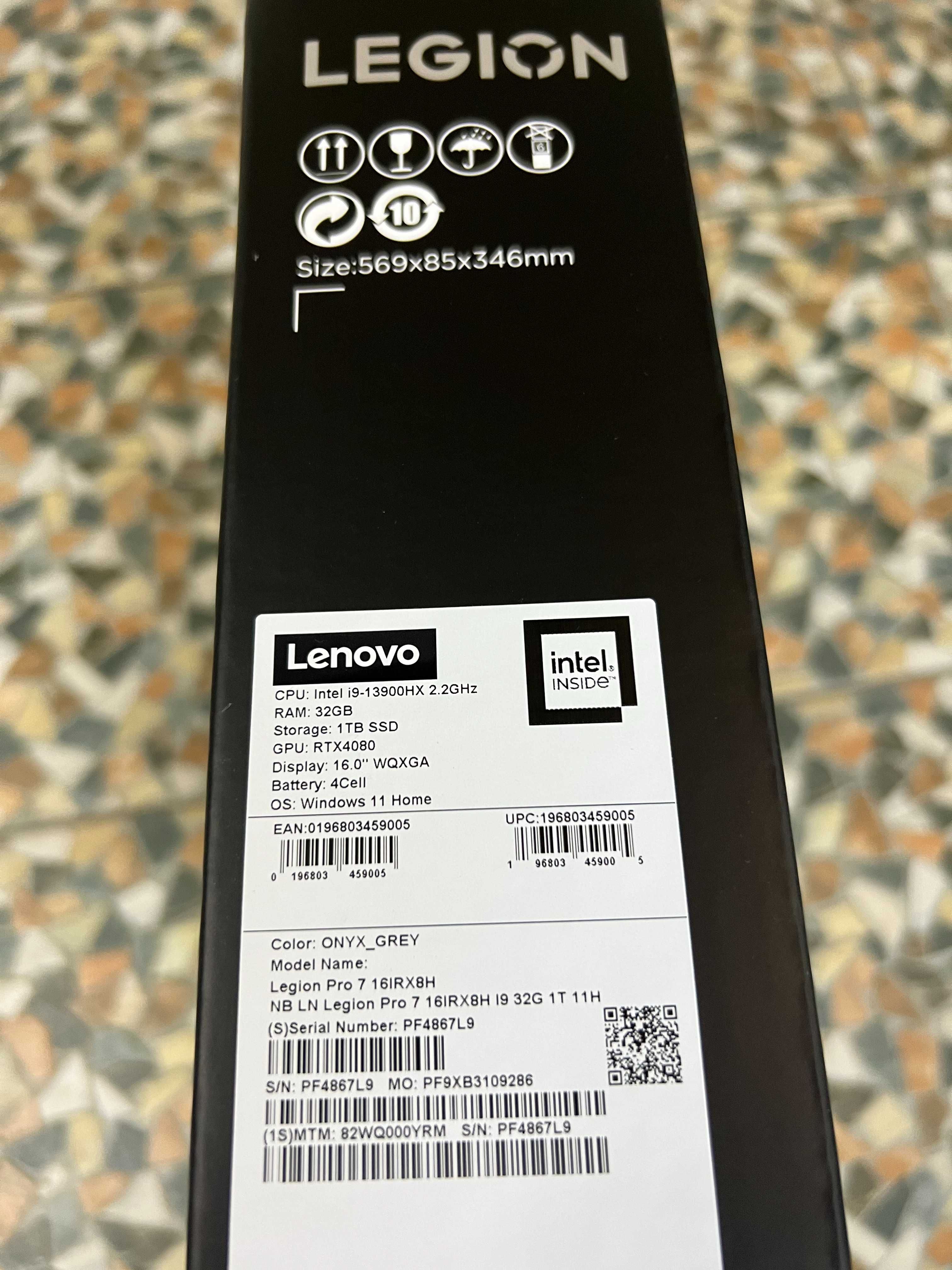 Lenovo Legion Pro 7 Gaming  чисто нов RTX 4080