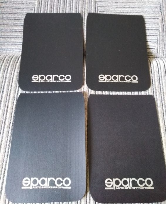 Брызговики Sparco (Спарко) большие чёрные