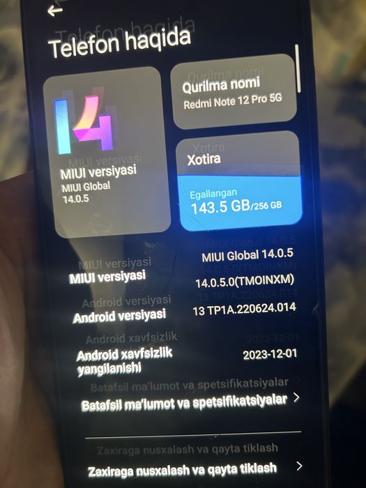 redmi note 12 pro 5G