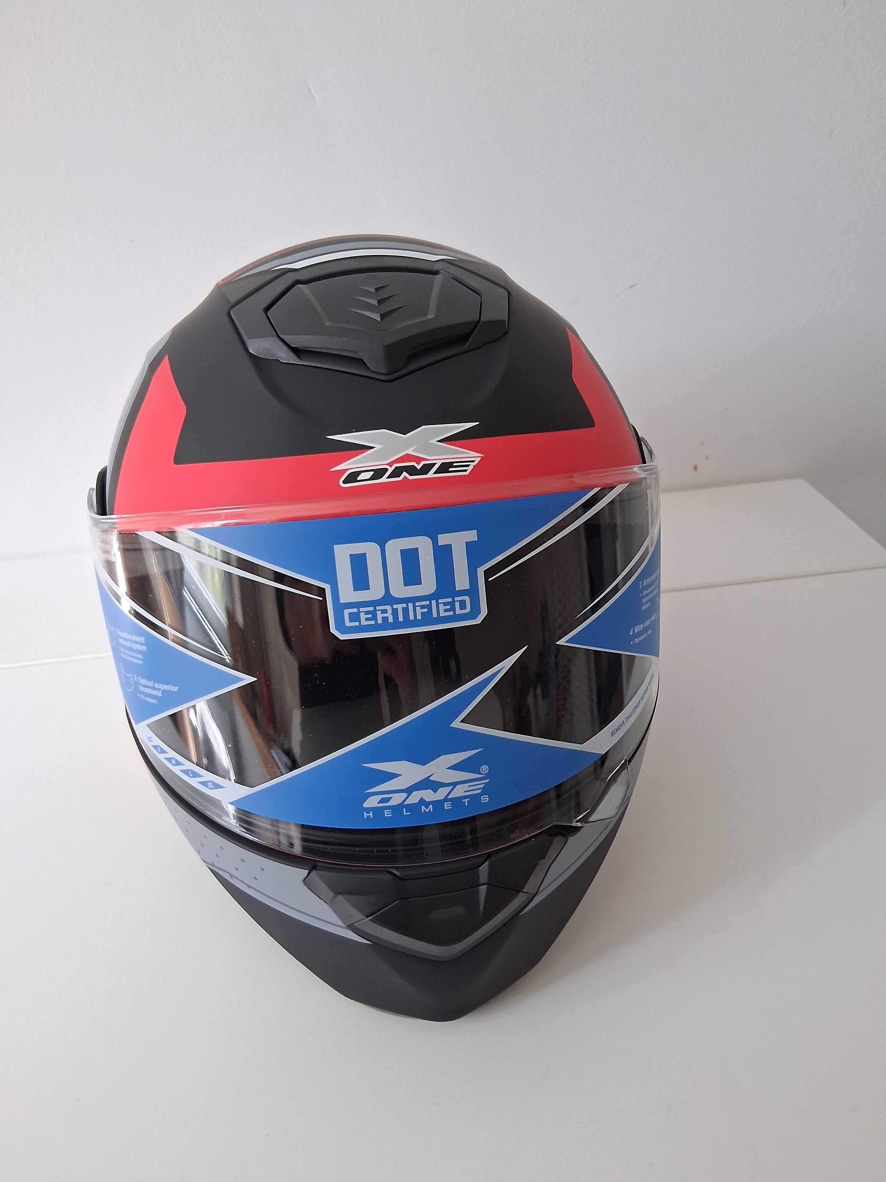 Casca moto /scuter/atv noua  flip up  X one  noua