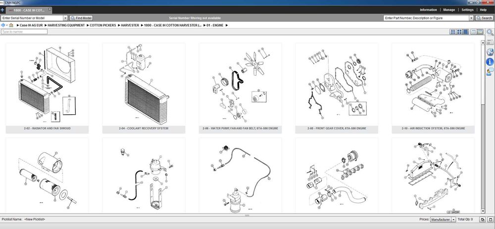 CASE IH Agricultural Europe 2020 - Catalog de piese