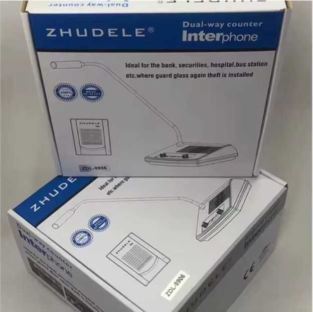 Микрофон ZHUDELE. Громкоговорители двусторонних окон, билетов, номера.