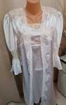 Halat/ kimono+ rochie satin 2 piese