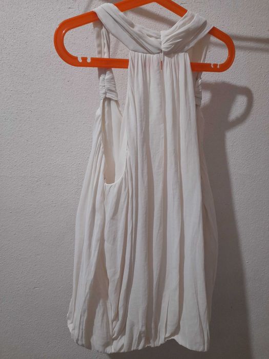 Bluzita sexy alba, vaporoasa Zara mas.S