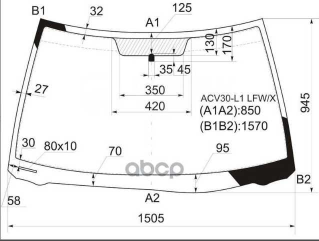 Продам новое стекло на автомобиль TOYOTA CAMRY 50-55