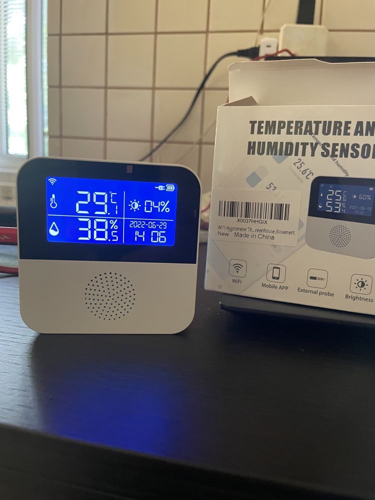 WiFi Senzor Temperatura si umiditate, Tuya/Smart life, Alexa Google