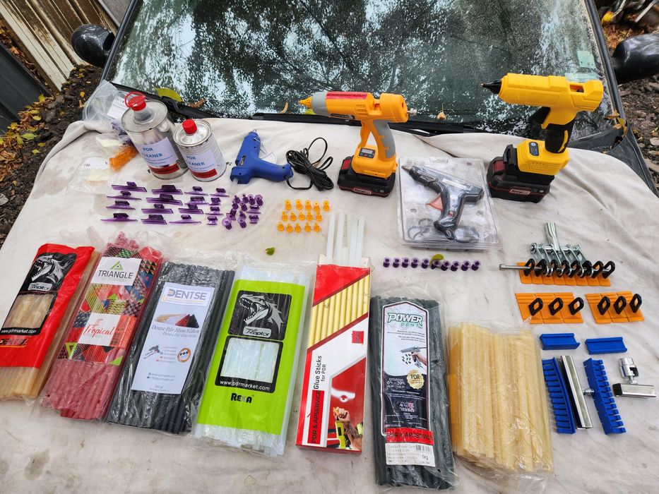 Пдр студено  и топло лепило  и консумативи  за ремонт на  вдлъбнатини