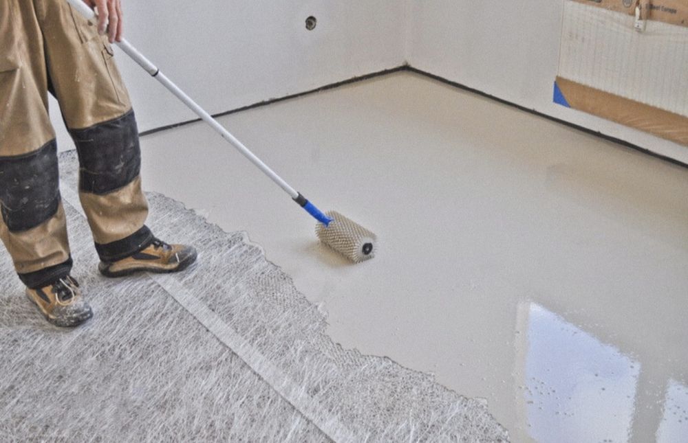 Эпоксидный наливной пол финишное промышленное износостойкое покрытие