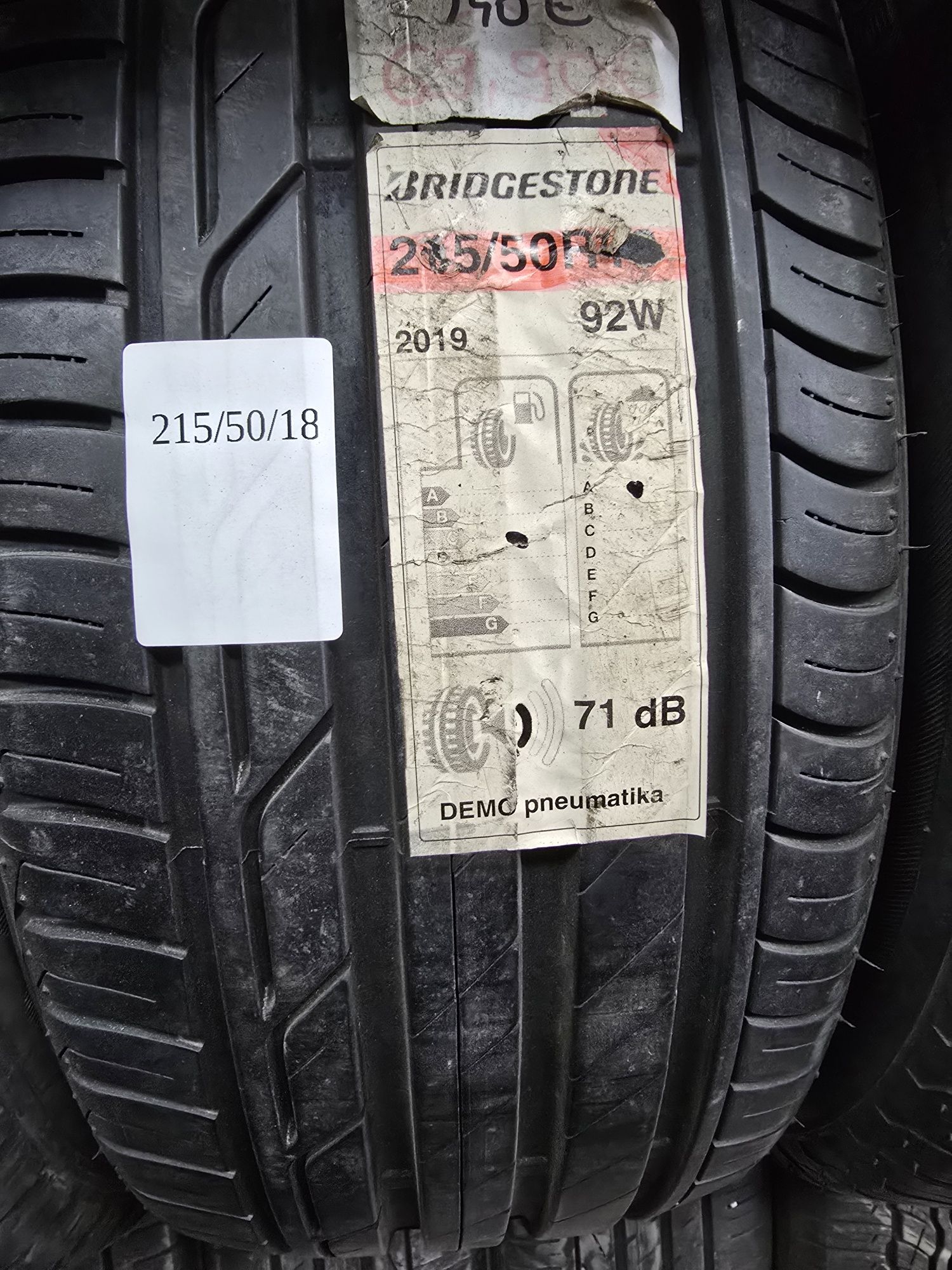 2x 215/50/18 VARA BRIDGESTONE 2019 Stare ca noi