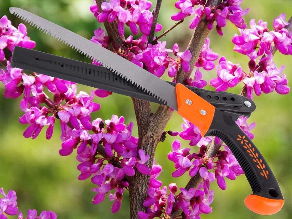 Fierastrau manual pentru taierea crengilor cu husa protectie lama 30cm