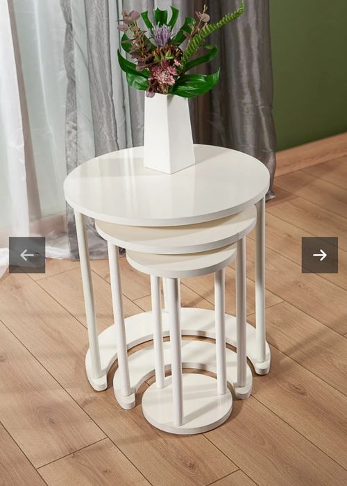 MASĂ de CAFEA triplă