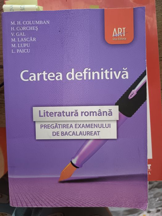 Carte de literatura română