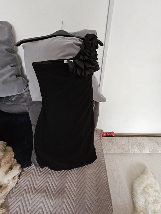 Rochie scurta de ocazie, din satin