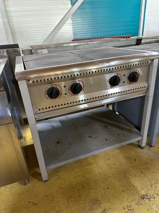 Плита 4х канфорная, оборудование