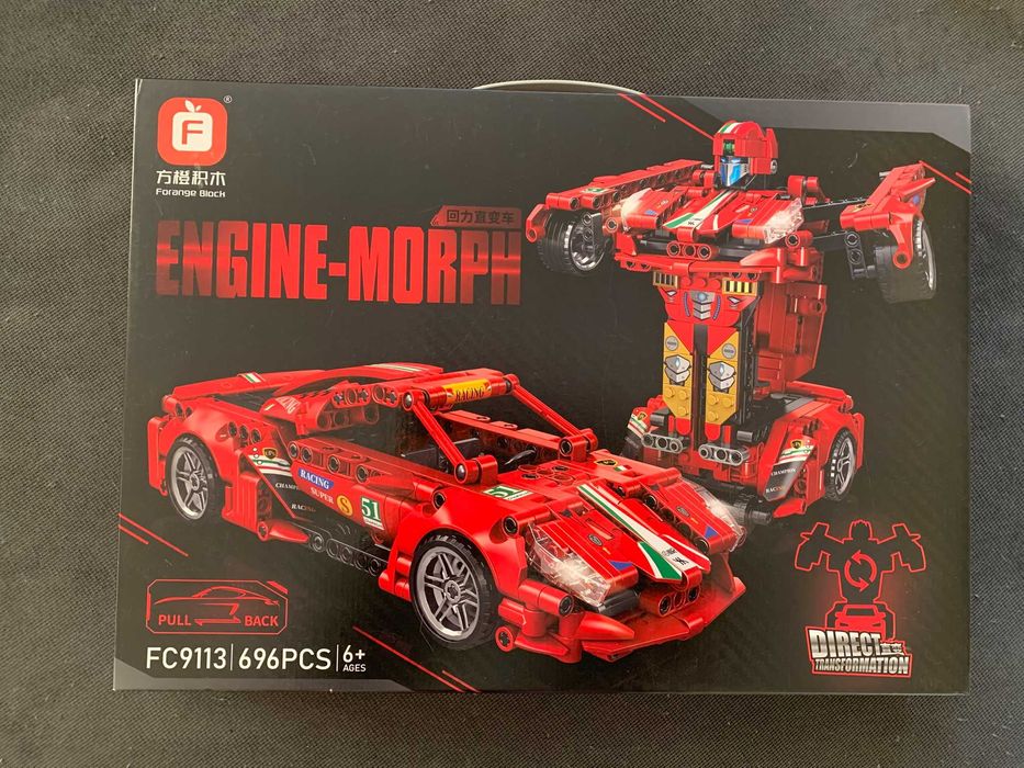 Нов Трансформиращ Конструктор Кола - Робот