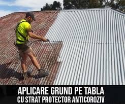 Reparatii acoperisuri terase tabala metalica jgheaburi