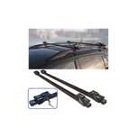 Set 2 bare transversale portbagaj Streetwize 125 cm din otel, cu fixare pe barele logitudinale cu sistem antifurt cu cheie