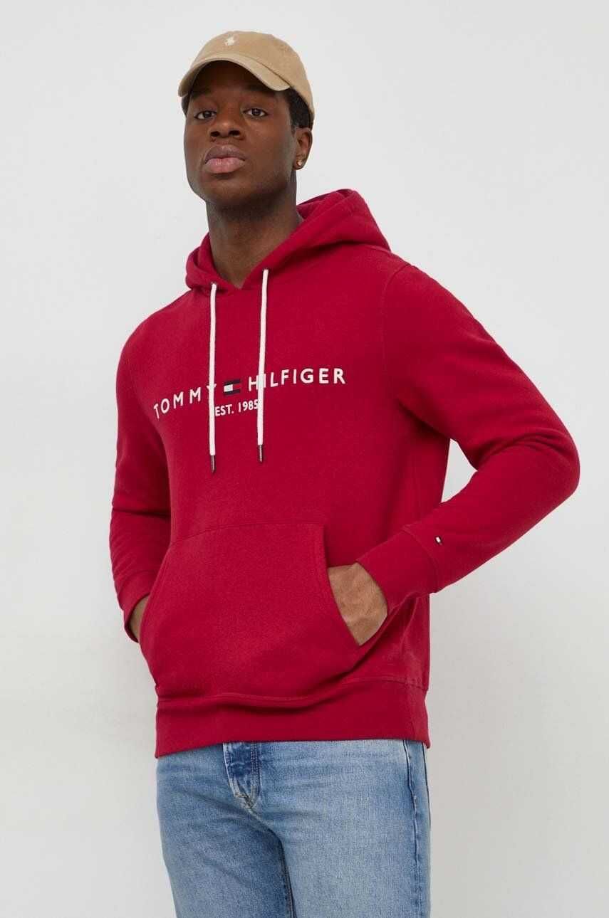 Суичър Tommy Hilfiger размер L - цвят бордо