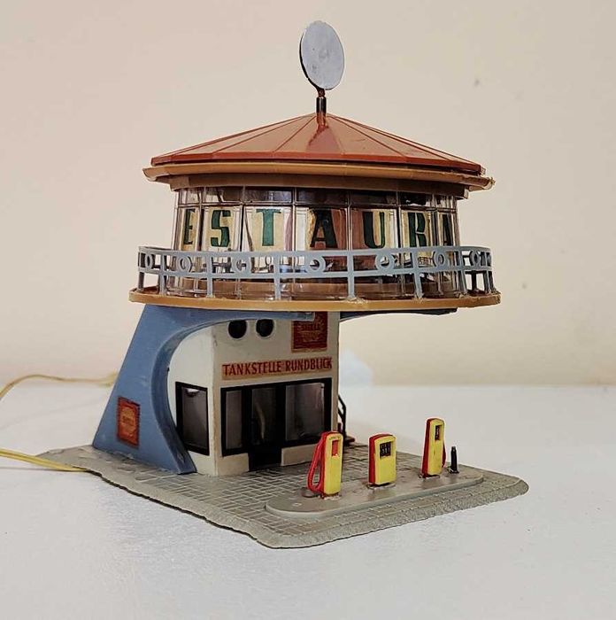 macheta benzinarie restaurant cafenea diorama Faller B214/215 H0 1:87