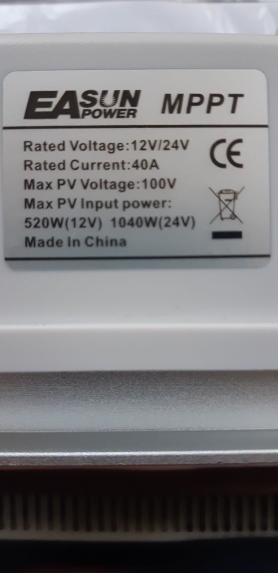 Regulator controller solar MPPT 40A 12V/24V