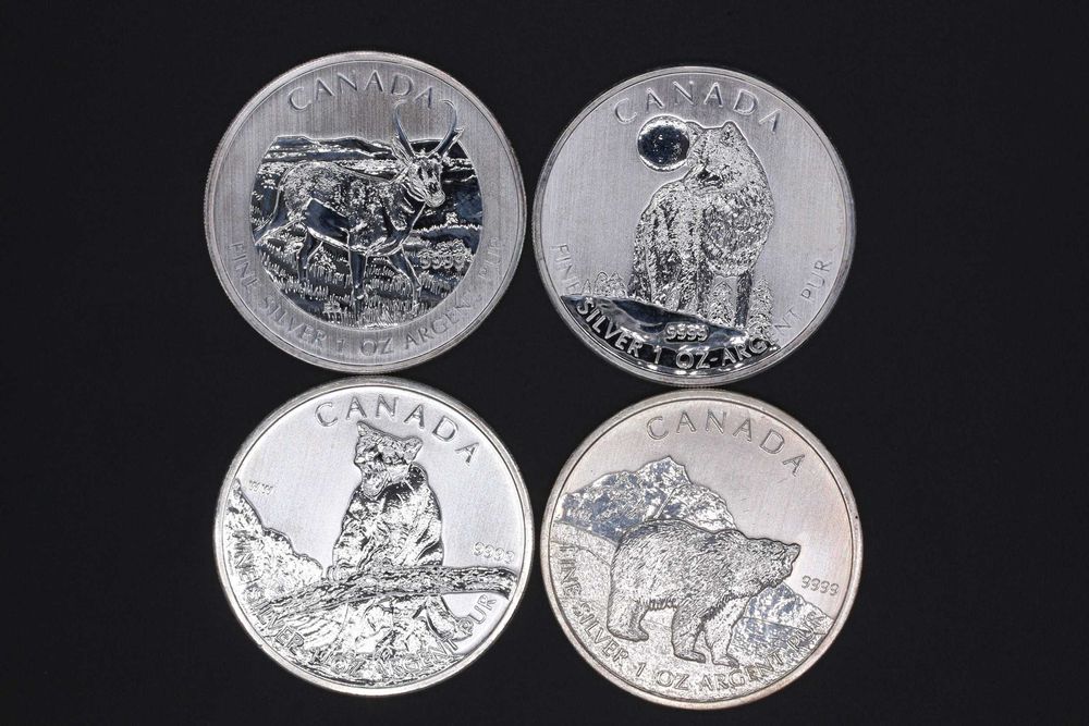 Инвестиционни монети, сребро, 1 оз / унция