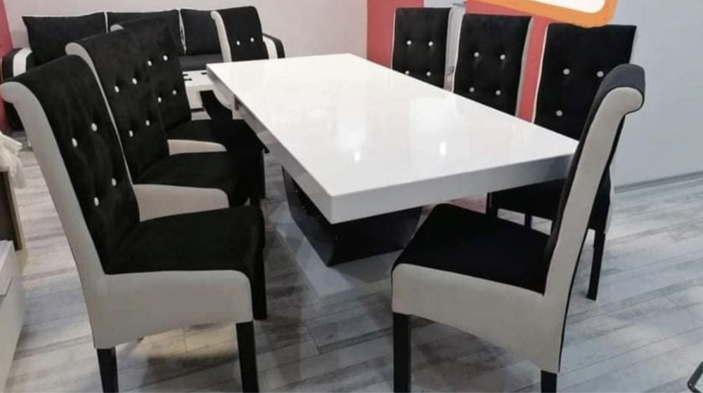 Set Masa + scaune 8 persoane