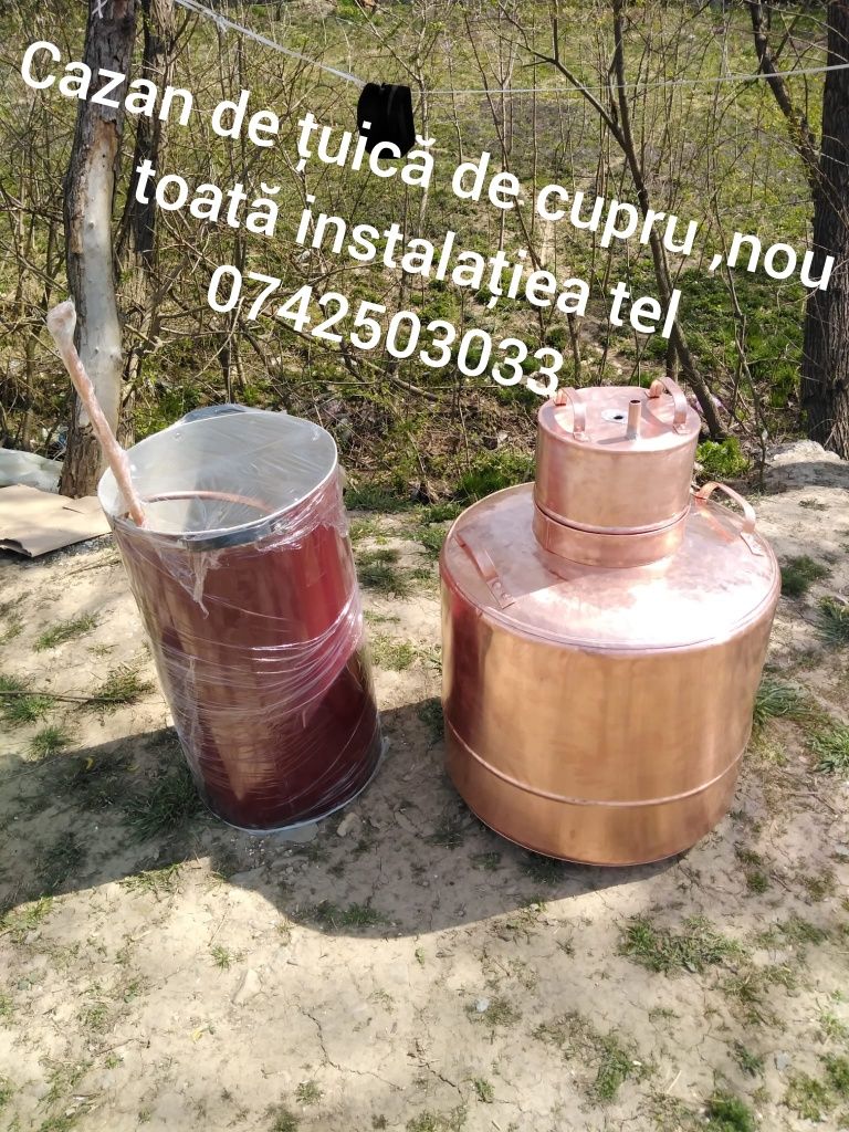 Cazane de tuica de inox gata pt foc. Ori ce marime avem pe stoc. Noii