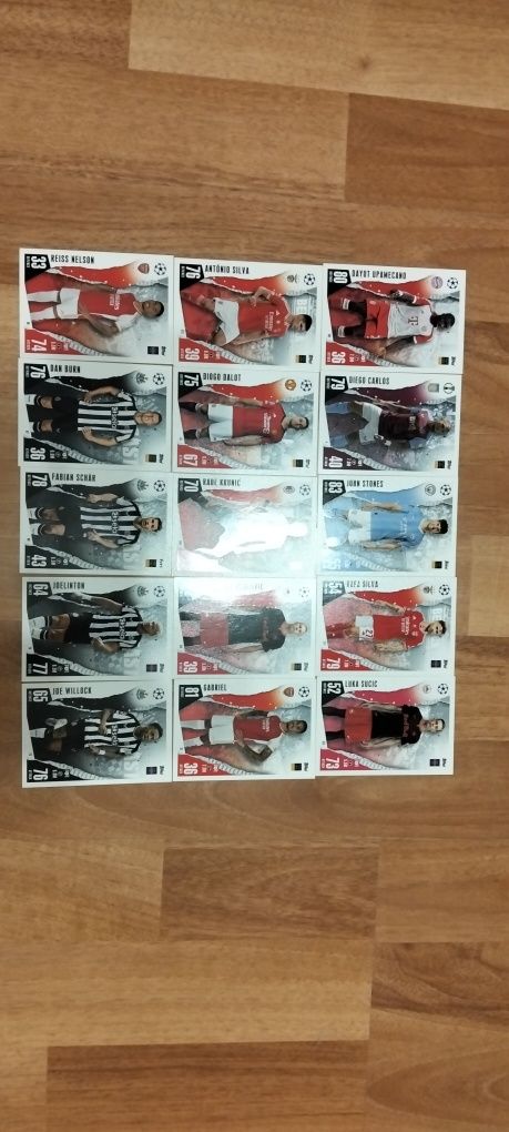 Cartonase fotbal match attax