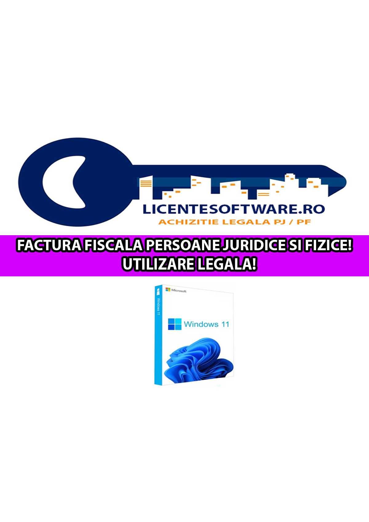 Licente Originale: Windows 11 PRO / HOME - RETAIL - Factura, LEGAL!