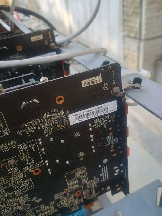Mining rig rx470 6 броя