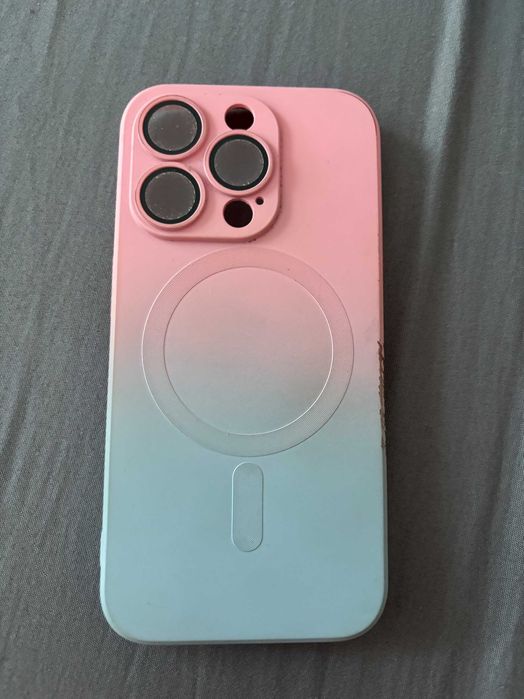 Husa MagSafe iPhone 14 Pro - Rose/Blue