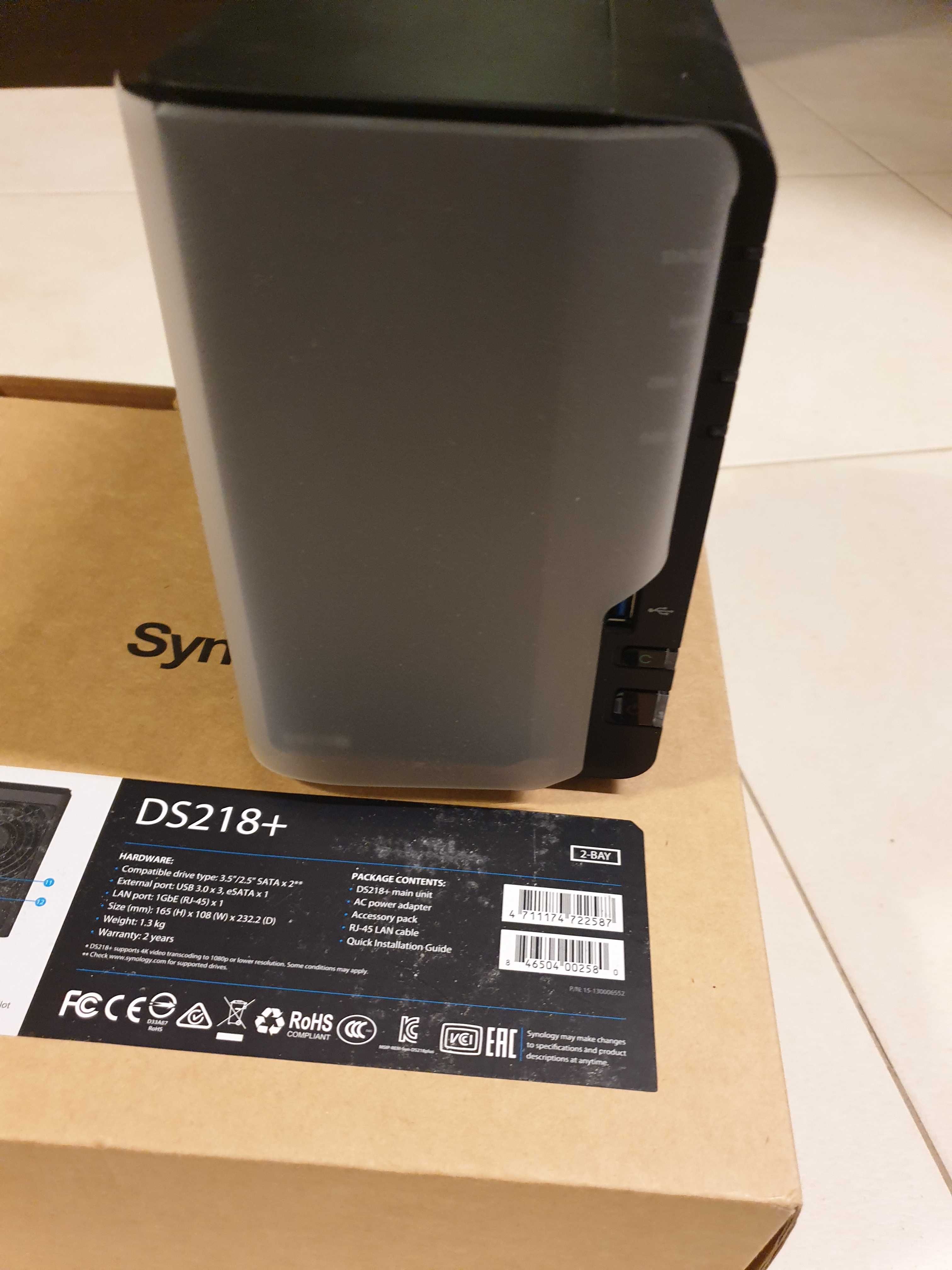 NAS сървър Synology DS218+