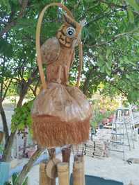 Вятърна камбана,чан от бамбук и кокос,ръчна изработка.