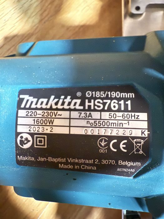 Ръчен циркуляр Makita HS7611