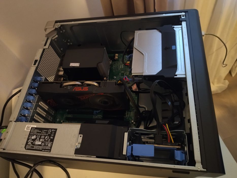 PC gaming Dell T3600, xeon E5 1603/2680, ssd 256 gb, 16 GB
